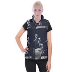 Planet Ball Shaped Universe Science Women s Button Up Vest by Wegoenart