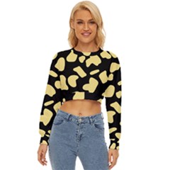 Cow Yellow Black Lightweight Long Sleeve Sweatshirt by ConteMonfrey