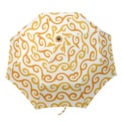 Seamless-pattern-ibatik-luxury-style-vector Folding Umbrellas