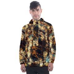 Science Fiction Background Fantasy Men s Front Pocket Pullover Windbreaker by Wegoenart