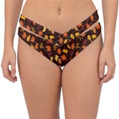 Thanksgiving Double Strap Halter Bikini Bottom by nateshop