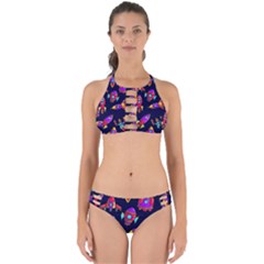 Space Pattern Perfectly Cut Out Bikini Set by Wegoenart