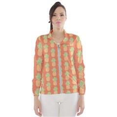 Pineapple Orange Pastel Women s Windbreaker by ConteMonfrey