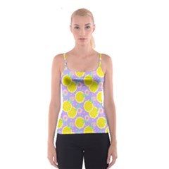 Purple Lemons  Spaghetti Strap Top by ConteMonfrey