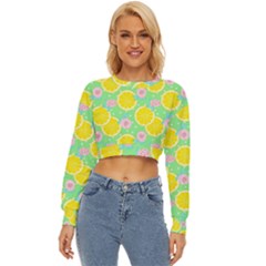 Green Lemons Lightweight Long Sleeve Sweatshirt by ConteMonfrey