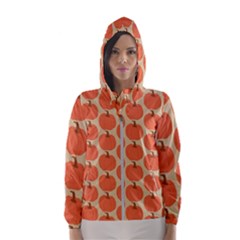 Cute Pumpkin Women s Hooded Windbreaker by ConteMonfrey