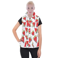 Watermelon Popsicle   Women s Button Up Vest by ConteMonfrey