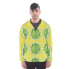 Yellow Lemonade  Men s Hooded Windbreaker by ConteMonfrey