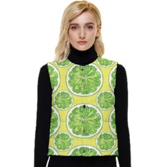 Lemon Cut Women s Short Button Up Puffer Vest by ConteMonfrey