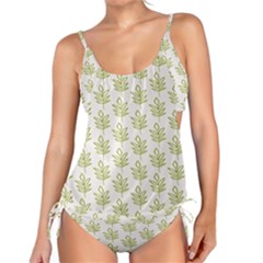 Autumn Leaves Gray Tankini Set by ConteMonfrey