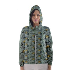 Cactus Green Women s Hooded Windbreaker by ConteMonfrey
