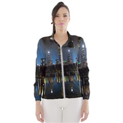 New York Night Central Park Skyscrapers Skyline Women s Windbreaker by Wegoenart