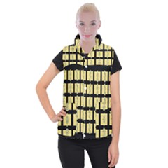 Stay Cool With Bloom In Decorative Women s Button Up Vest by pepitasart