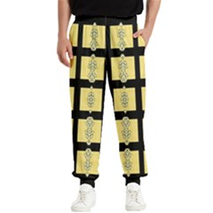 Stay Cool With Bloom In Decorative Men s Elastic Waist Pants by pepitasart