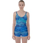Into the Chill  Tie Front Two Piece Tankini