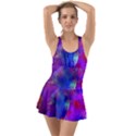 Galaxy Now Ruffle Top Dress Swimsuit View1
