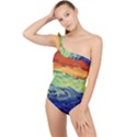 Days of Future Past Frilly One Shoulder Swimsuit View1