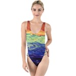 Days of Future Past High Leg Strappy Swimsuit