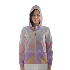 Gradient Purple, Orange Women s Hooded Windbreaker by ConteMonfrey