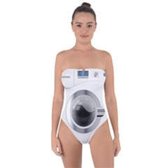 Washing Machines Home Electronic Tie Back One Piece Swimsuit