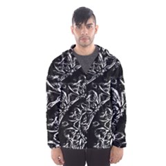 Skeletal Fractals Men s Hooded Windbreaker by MRNStudios