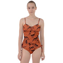 Skull Pattern Sweetheart Tankini Set by Valentinaart