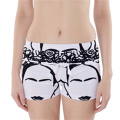 Frida Kahlo  Boyleg Bikini Wrap Bottoms by Sobalvarro