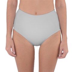 Color Silver Reversible High-waist Bikini Bottoms by Kultjers