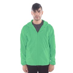 Color Paris Green Men s Hooded Windbreaker by Kultjers