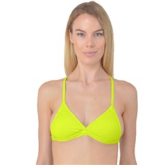 Color Luis Lemon Reversible Tri Bikini Top by Kultjers