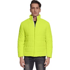 Color Luis Lemon Men s Puffer Bubble Jacket Coat by Kultjers