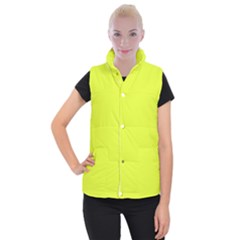 Color Luis Lemon Women s Button Up Vest by Kultjers