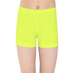 Color Luis Lemon Kids  Sports Shorts by Kultjers