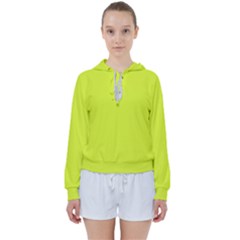 Color Luis Lemon Women s Tie Up Sweat by Kultjers