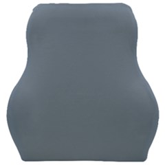 Color Light Slate Grey Car Seat Velour Cushion  by Kultjers
