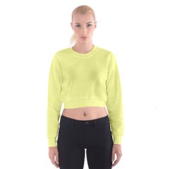 Color Canary Yellow Cropped Sweatshirt by Kultjers