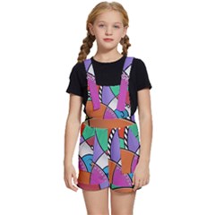 Modern Art Kids  Short Overalls by gasi