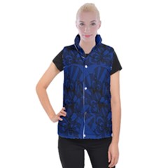 Blue 3 Zendoodle Women s Button Up Vest by Mazipoodles