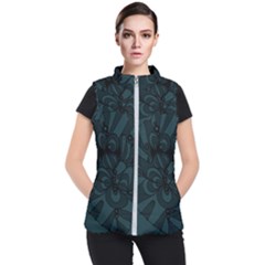 Green Zendoodle Women s Puffer Vest by Mazipoodles