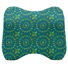 Kaleidoscope Jericho Jade Velour Head Support Cushion by Mazipoodles