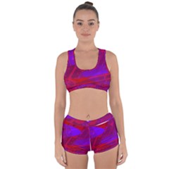 Background Pattern Purple Texture Design Wallpaper Racerback Boyleg Bikini Set