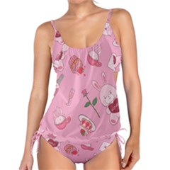 Valentine Pattern Tankini Set by designsbymallika