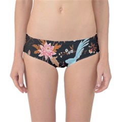 Vintage Floral Pattern Classic Bikini Bottoms by Valentinaart