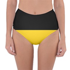 Baden Wurttemberg Flag Reversible High-waist Bikini Bottoms by tony4urban