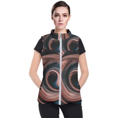 Abstrak Pattern Wallpaper Women s Puffer Vest by artworkshop