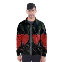 Valentine Day Heart Love Men s Windbreaker by artworkshop