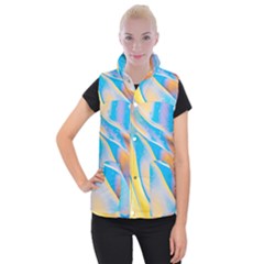 Water And Sunflower Oil Women s Button Up Vest by artworkshop