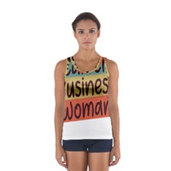 Woman T- Shirt Career Business Woman T- Shirt Sport Tank Top  by maxcute