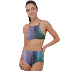 Abstract Pattern  High Waist Tankini Set by artworkshop