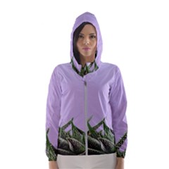 Cute Phone Wallpaper Women s Hooded Windbreaker by artworkshop